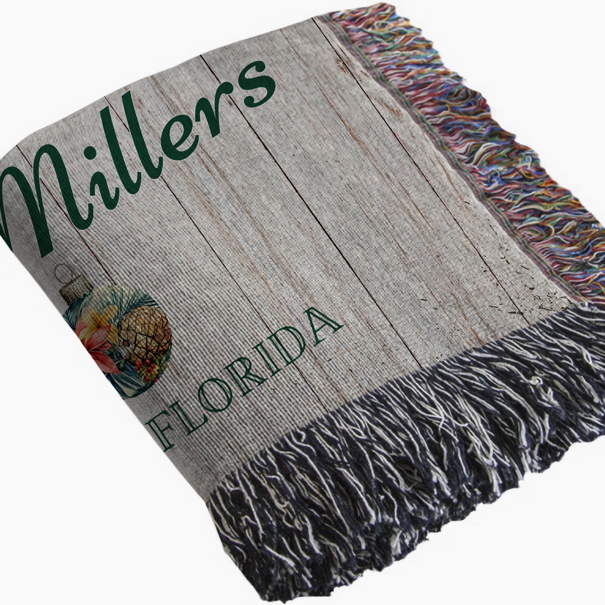 Deck the Palms Woven Blanket - Out of Office Outfitters - Home Decor