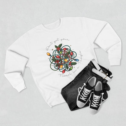 Don't Get Your Tinsel in a Tangle Christmas Sweatshirt - Out of Office Outfitters - Sweatshirt