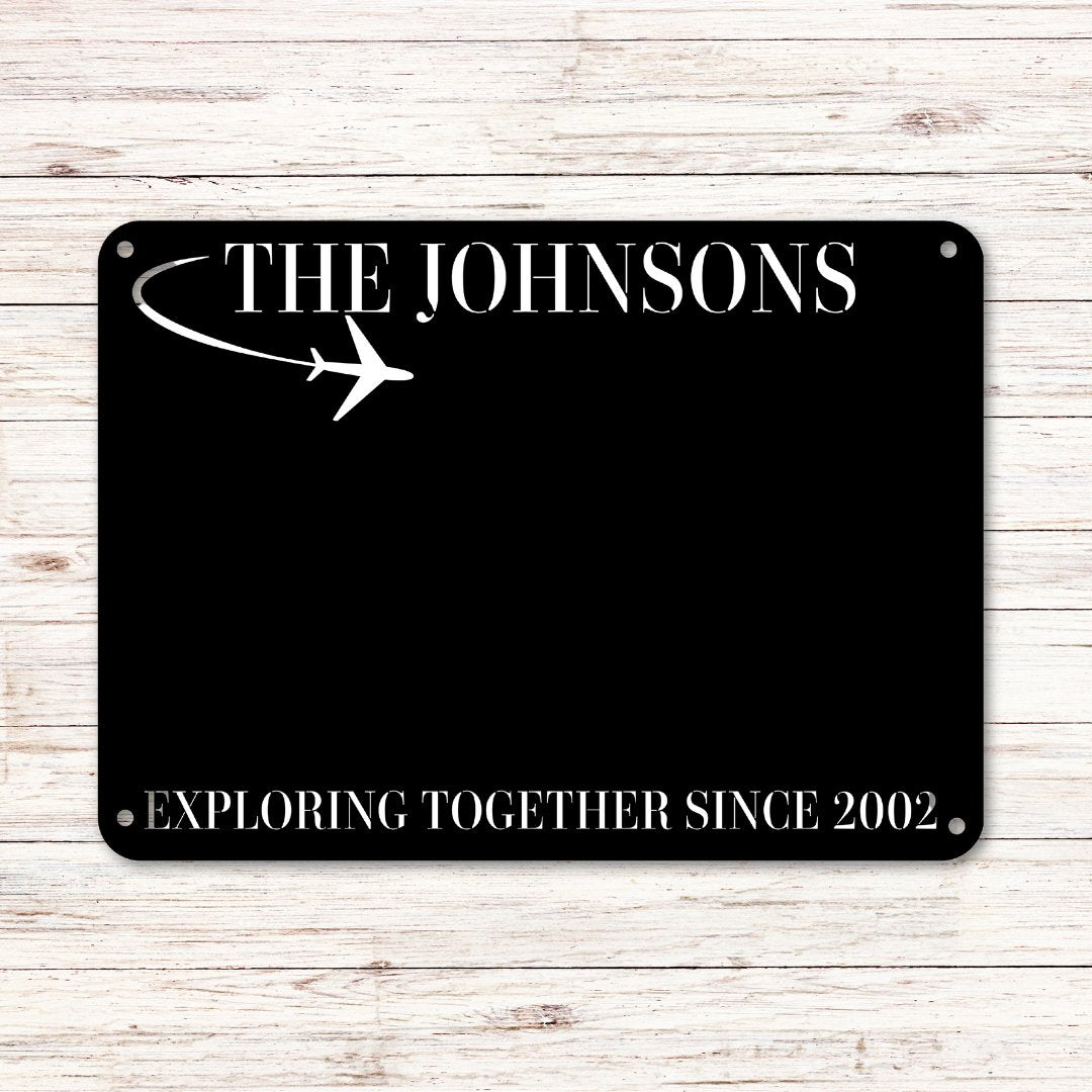 Exploring Together Magnet Board - Out of Office Outfitters - Die - Cut Sign