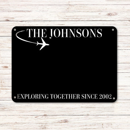 Exploring Together Magnet Board - Out of Office Outfitters - Die - Cut Sign