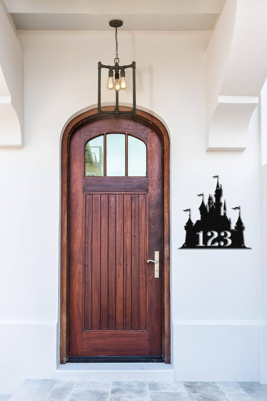 Fairytale Custom House Number Sign - Out of Office Outfitters - Die - Cut Sign