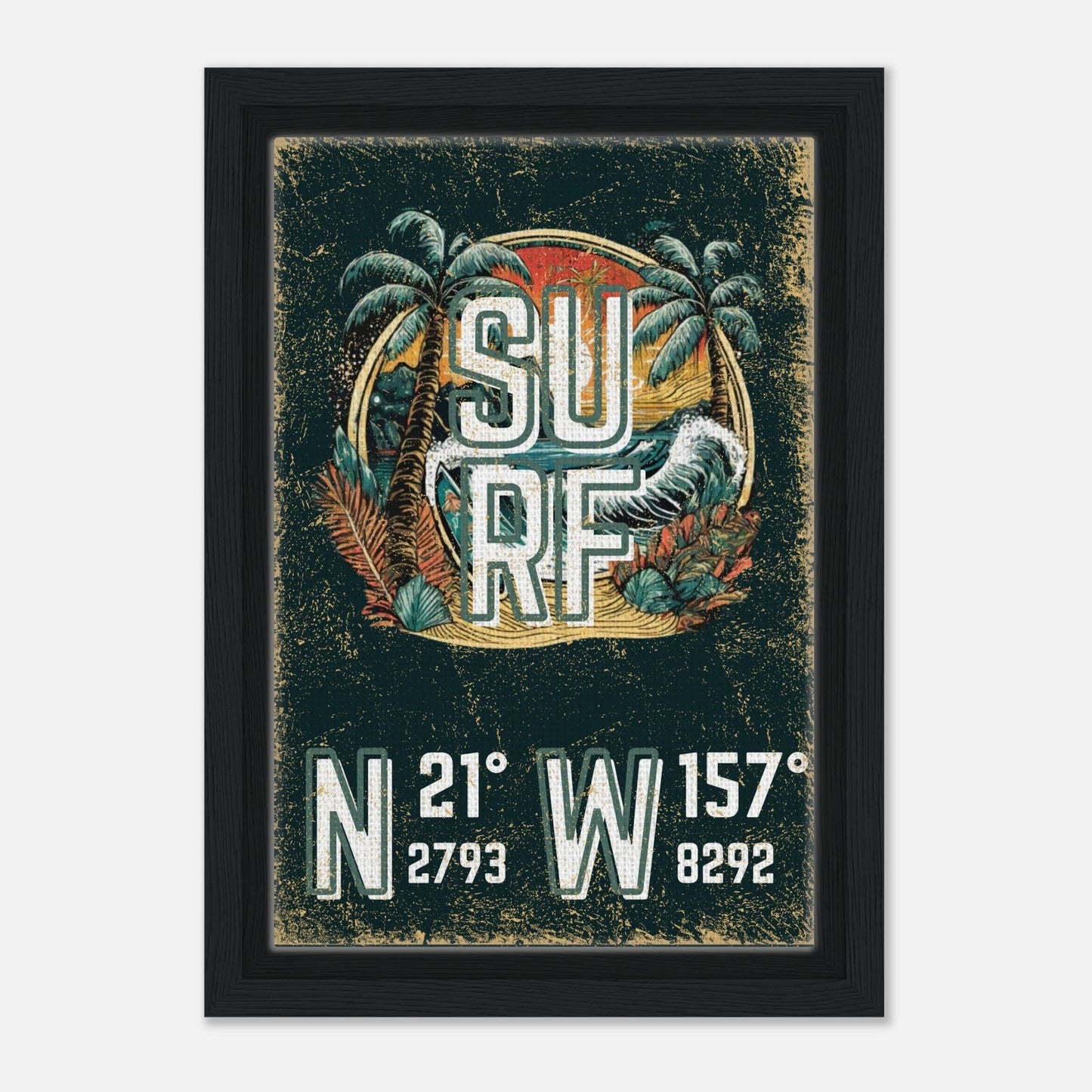 Favorite Surf Break Framed Canvas - Out of Office Outfitters - Print Material