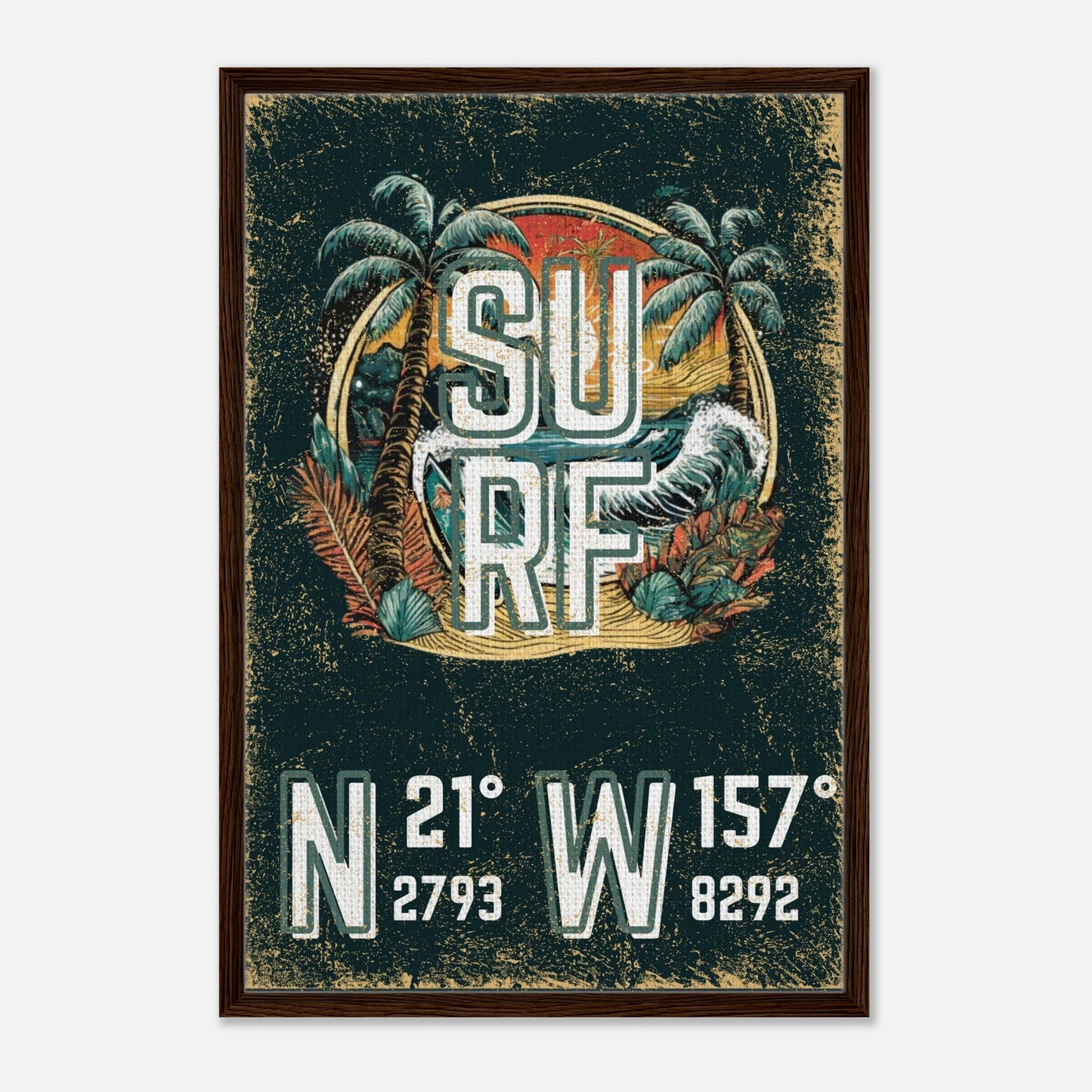 Favorite Surf Break Framed Canvas - Out of Office Outfitters - Print Material