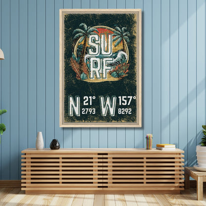 Favorite Surf Break Framed Canvas - Out of Office Outfitters - Print Material