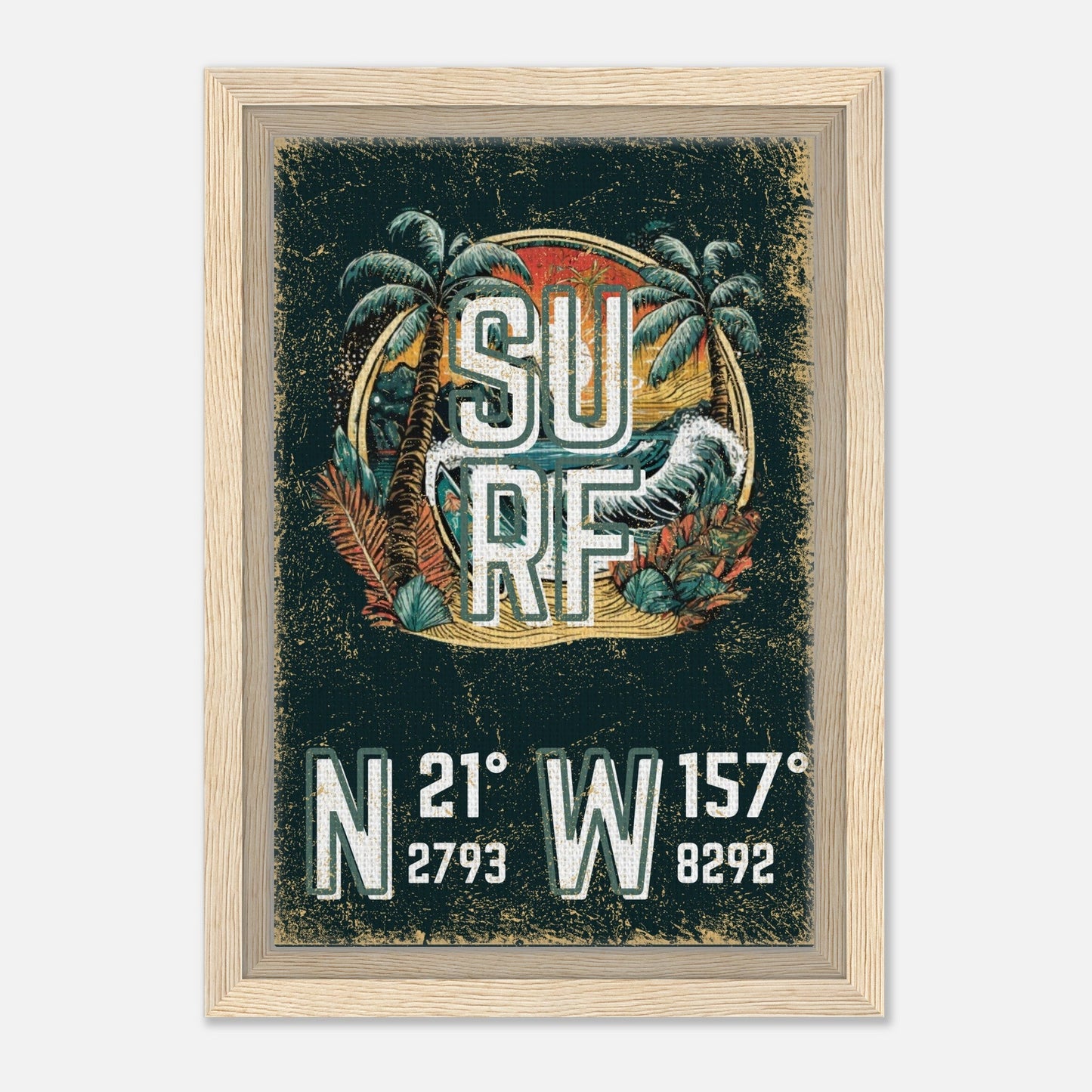 Favorite Surf Break Framed Canvas - Out of Office Outfitters - Print Material