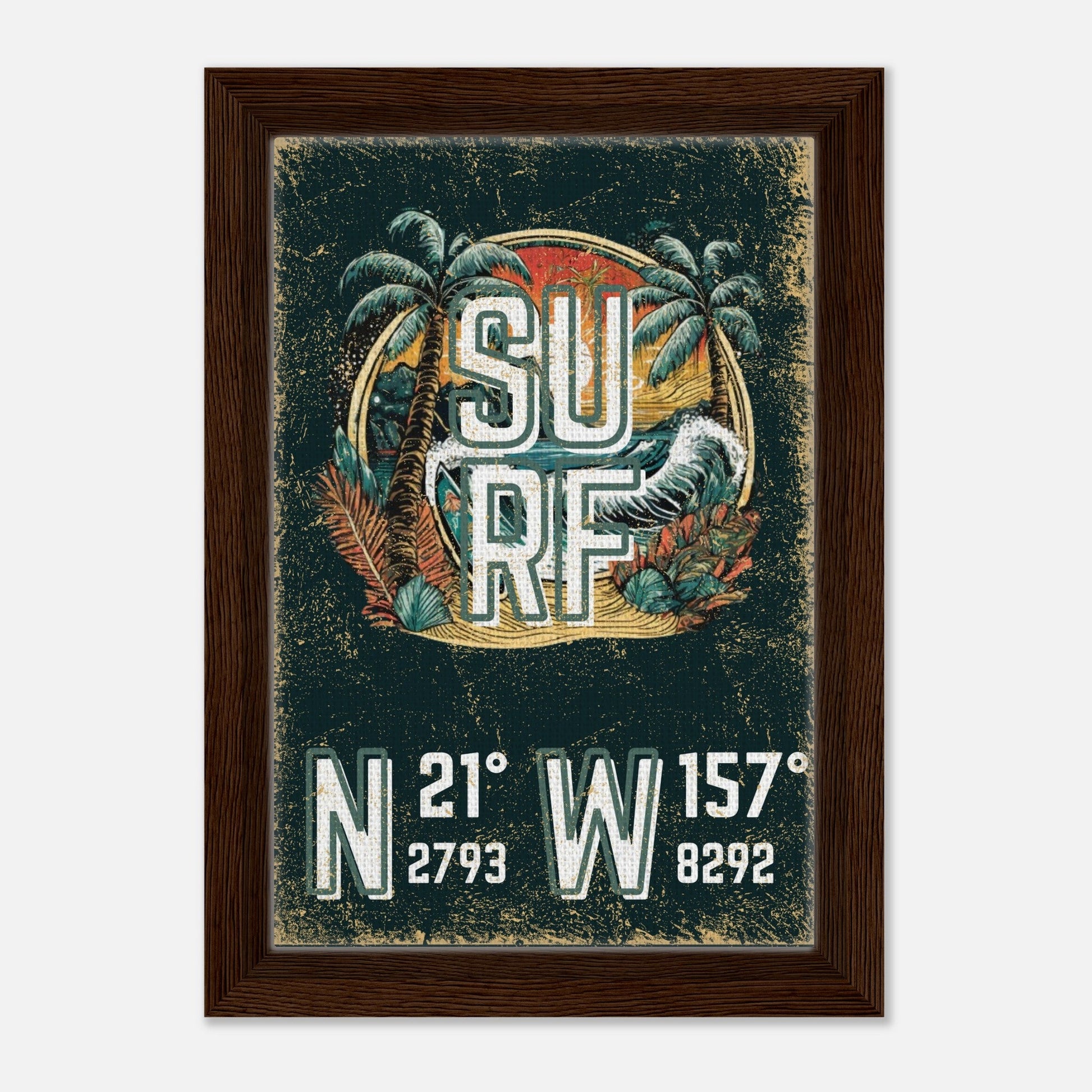 Favorite Surf Break Framed Canvas - Out of Office Outfitters - Print Material