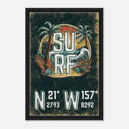 Favorite Surf Break Framed Canvas - Out of Office Outfitters - Print Material