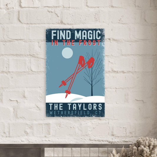 Find Magic in the Frost Poster - Out of Office Outfitters - Print Material