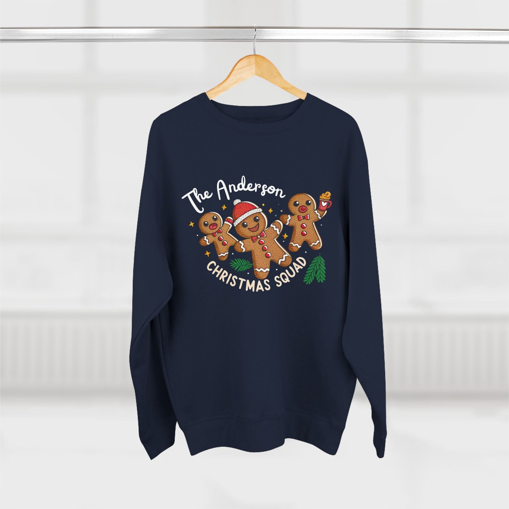 Gingerbread Squad Christmas Sweatshirt - Out of Office Outfitters - Sweatshirt