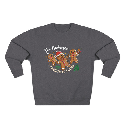 Gingerbread Squad Christmas Sweatshirt - Out of Office Outfitters - Sweatshirt