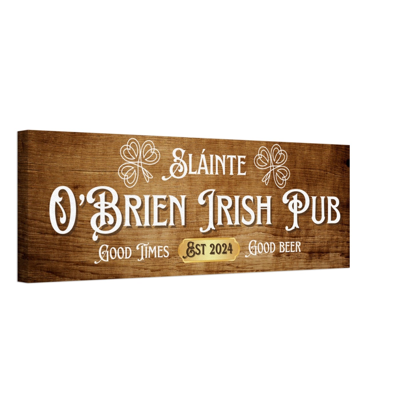 Good Times Irish Pub Sign Canvas - Out of Office Outfitters - Print Material