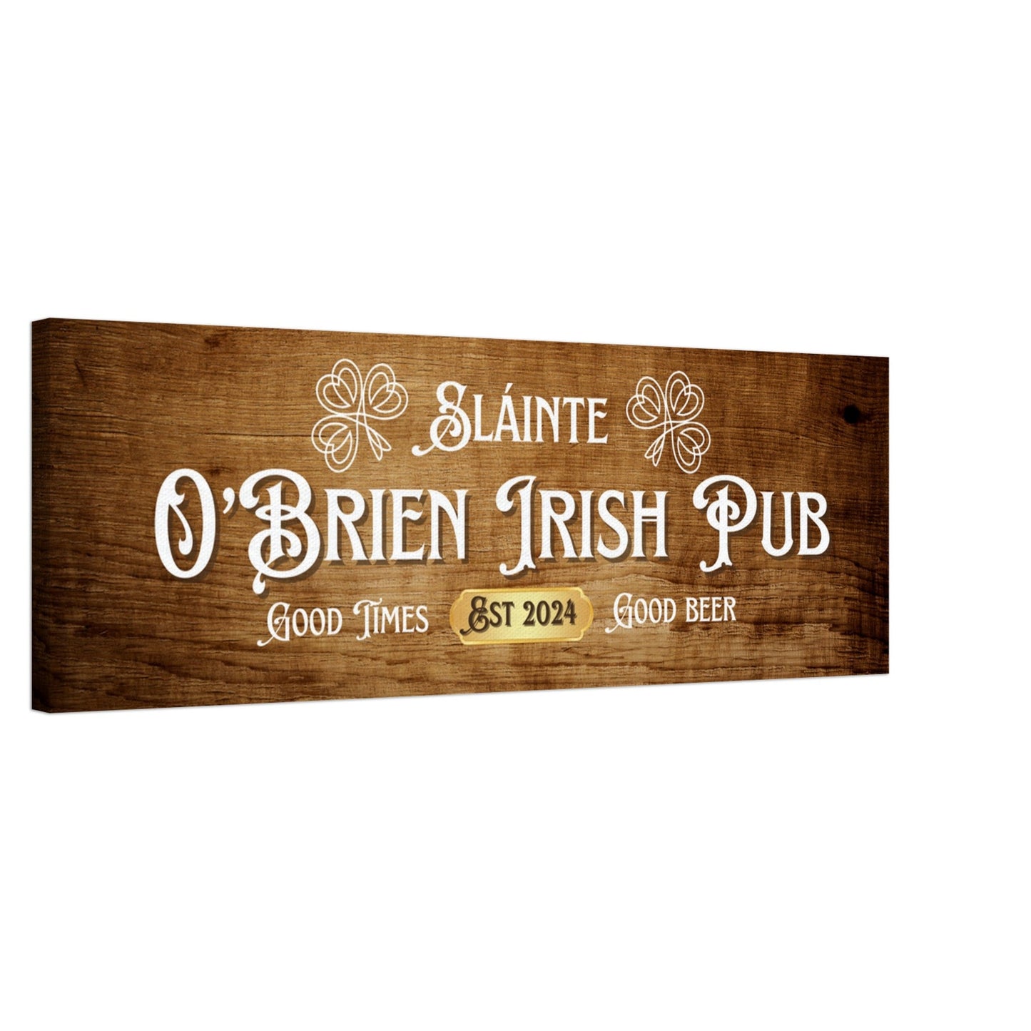 Good Times Irish Pub Sign Canvas - Out of Office Outfitters - Print Material