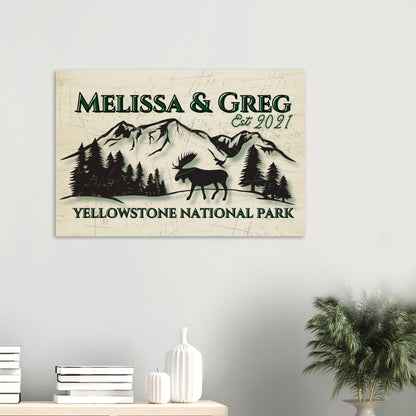 Hiking Location Wood Print - Out of Office Outfitters - Home Decor