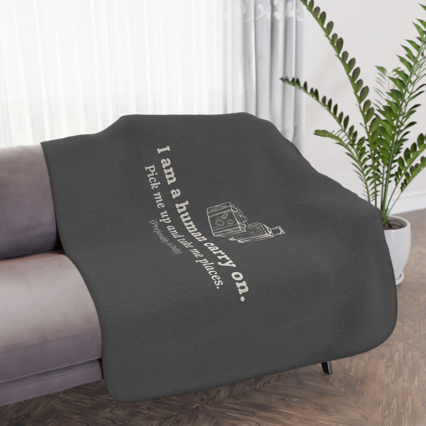 Human Carry On Blanket - Warm Sherpa Travel Throw - Out of Office Outfitters - Home Decor