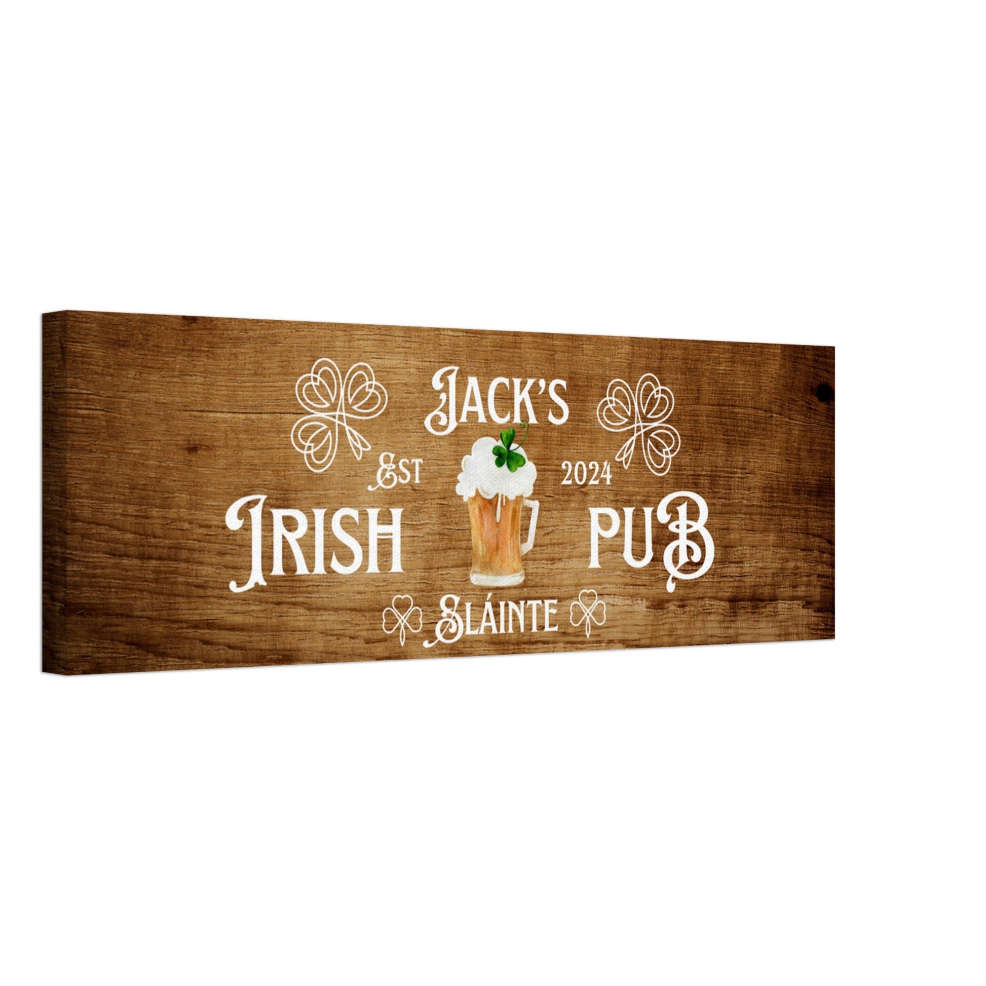 Irish Pub Sign Canvas - Out of Office Outfitters - Print Material