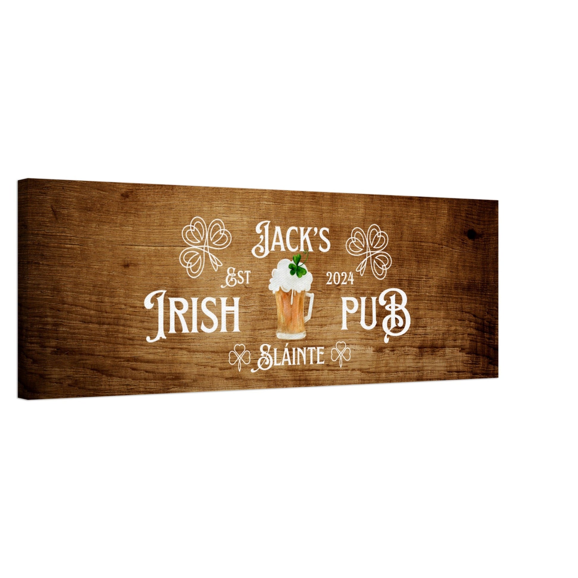 Irish Pub Sign Canvas - Out of Office Outfitters - Print Material