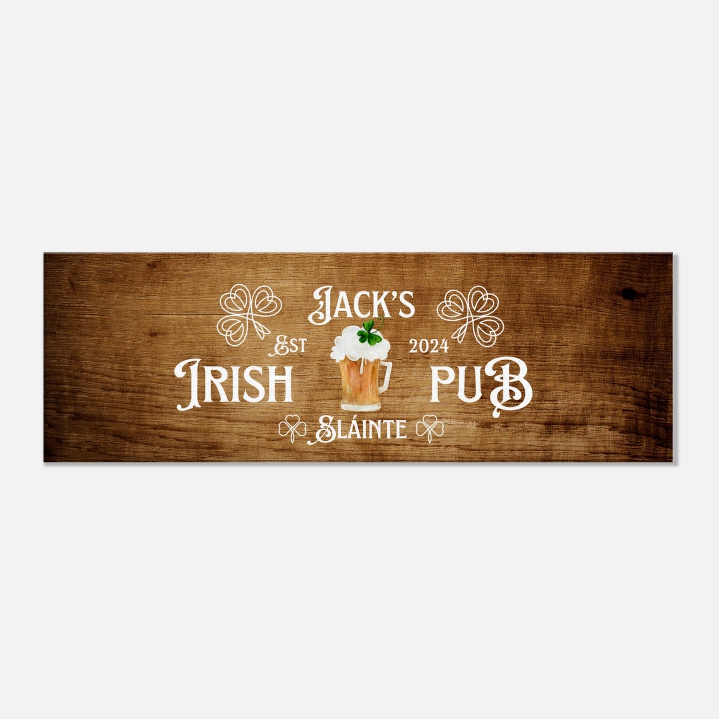 Irish Pub Sign Canvas - Out of Office Outfitters - Print Material