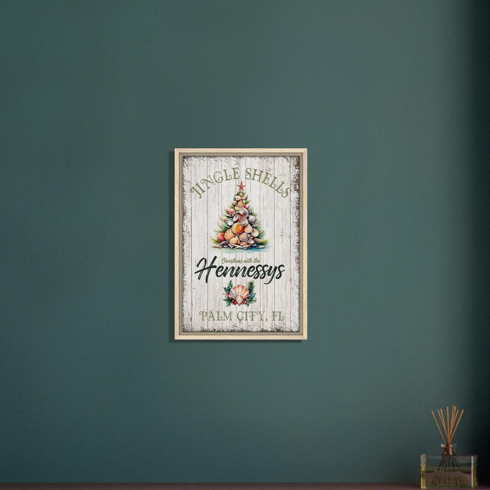 Jingle Shells Christmas Canvas - Out of Office Outfitters - Print Material