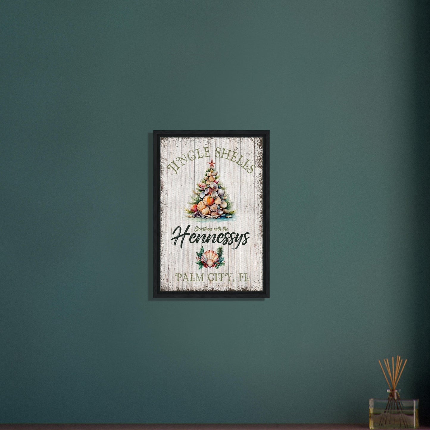 Jingle Shells Christmas Canvas - Out of Office Outfitters - Print Material