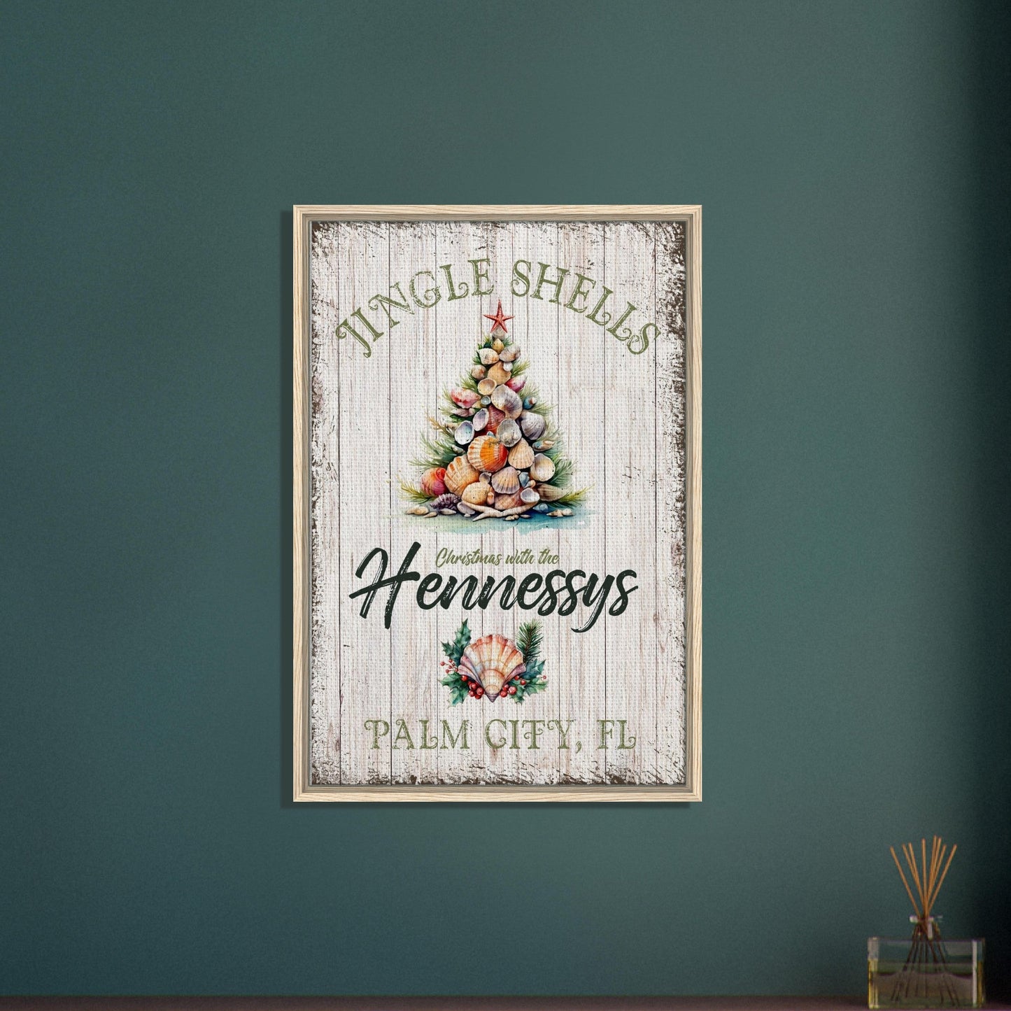 Jingle Shells Christmas Canvas - Out of Office Outfitters - Print Material