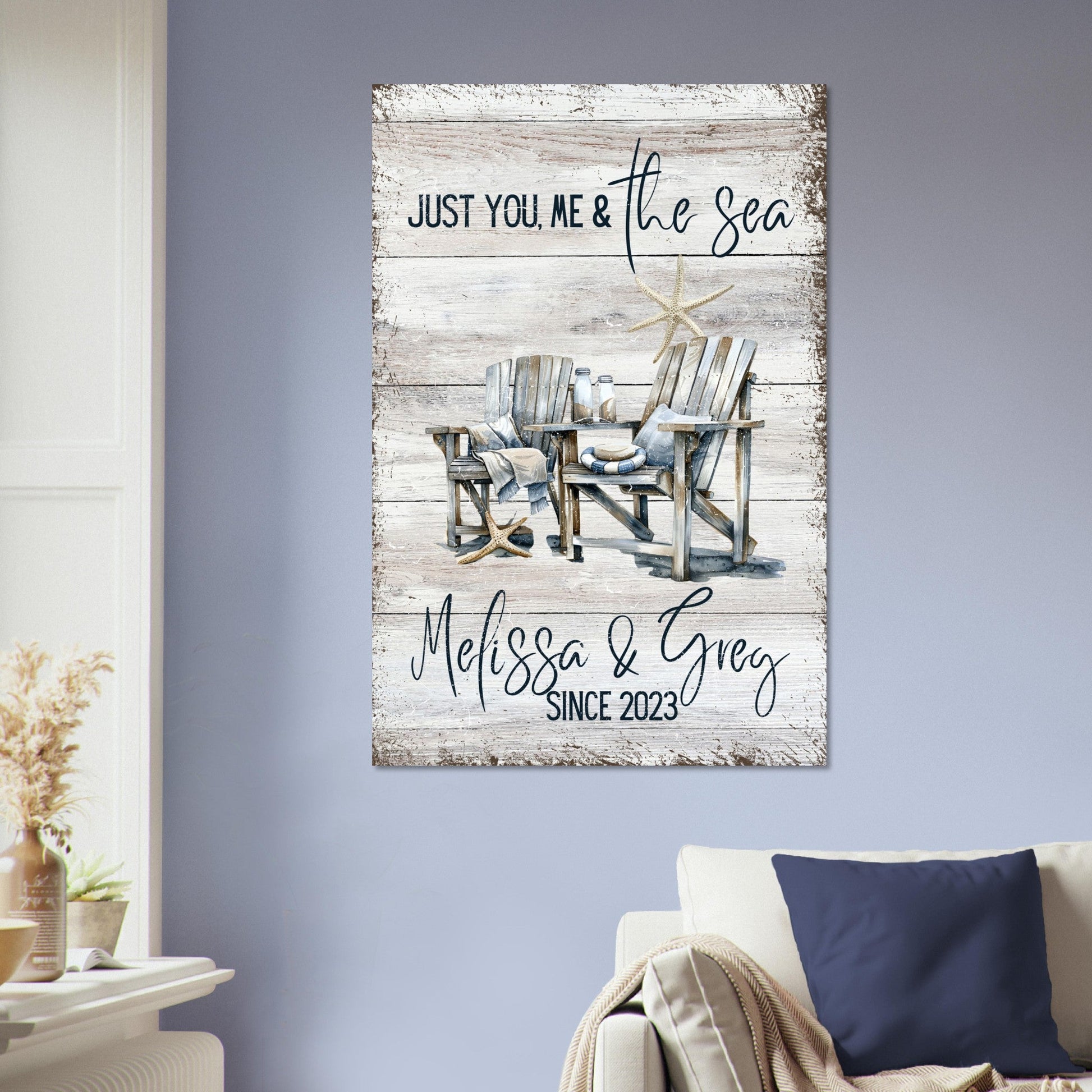 Just You, Me & The Sea Poster - Out of Office Outfitters - Print Material