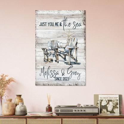 Just You, Me & The Sea Poster - Out of Office Outfitters - Print Material