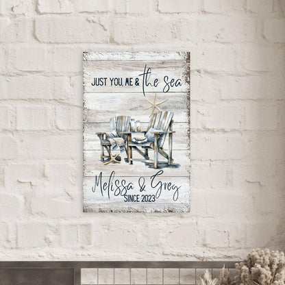 Just You, Me & The Sea Poster - Out of Office Outfitters - Print Material