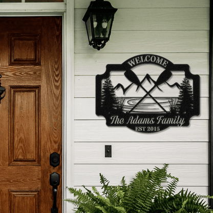 Lake House Welcome Sign - Out of Office Outfitters - Die - Cut Sign