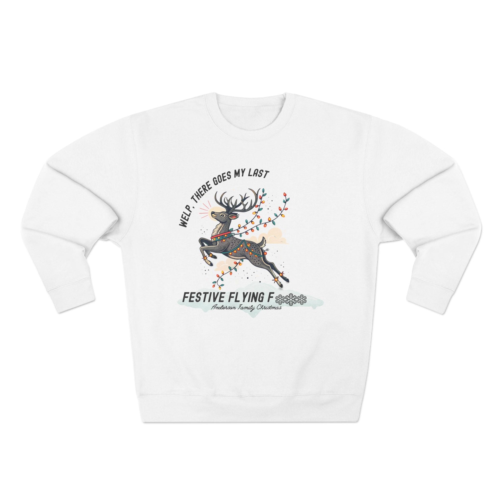 Last Festive Flying .... Christmas Sweatshirt - Out of Office Outfitters - Sweatshirt