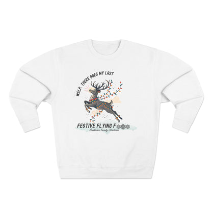 Last Festive Flying .... Christmas Sweatshirt - Out of Office Outfitters - Sweatshirt