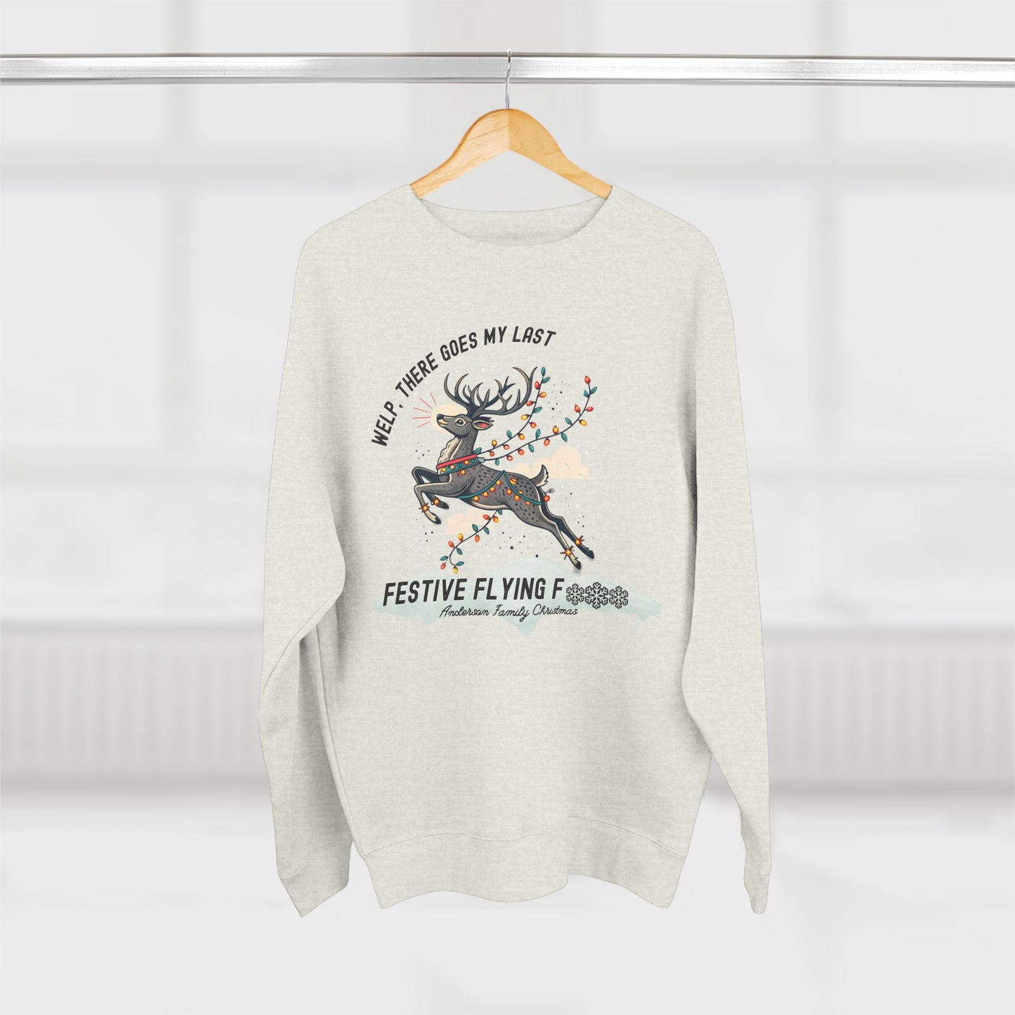 Last Festive Flying .... Christmas Sweatshirt - Out of Office Outfitters - Sweatshirt