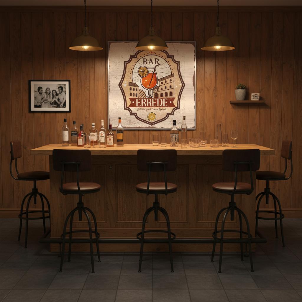 Let the Good Times Aperol Brushed Aluminum Bar Sign - Out of Office Outfitters - Print Material