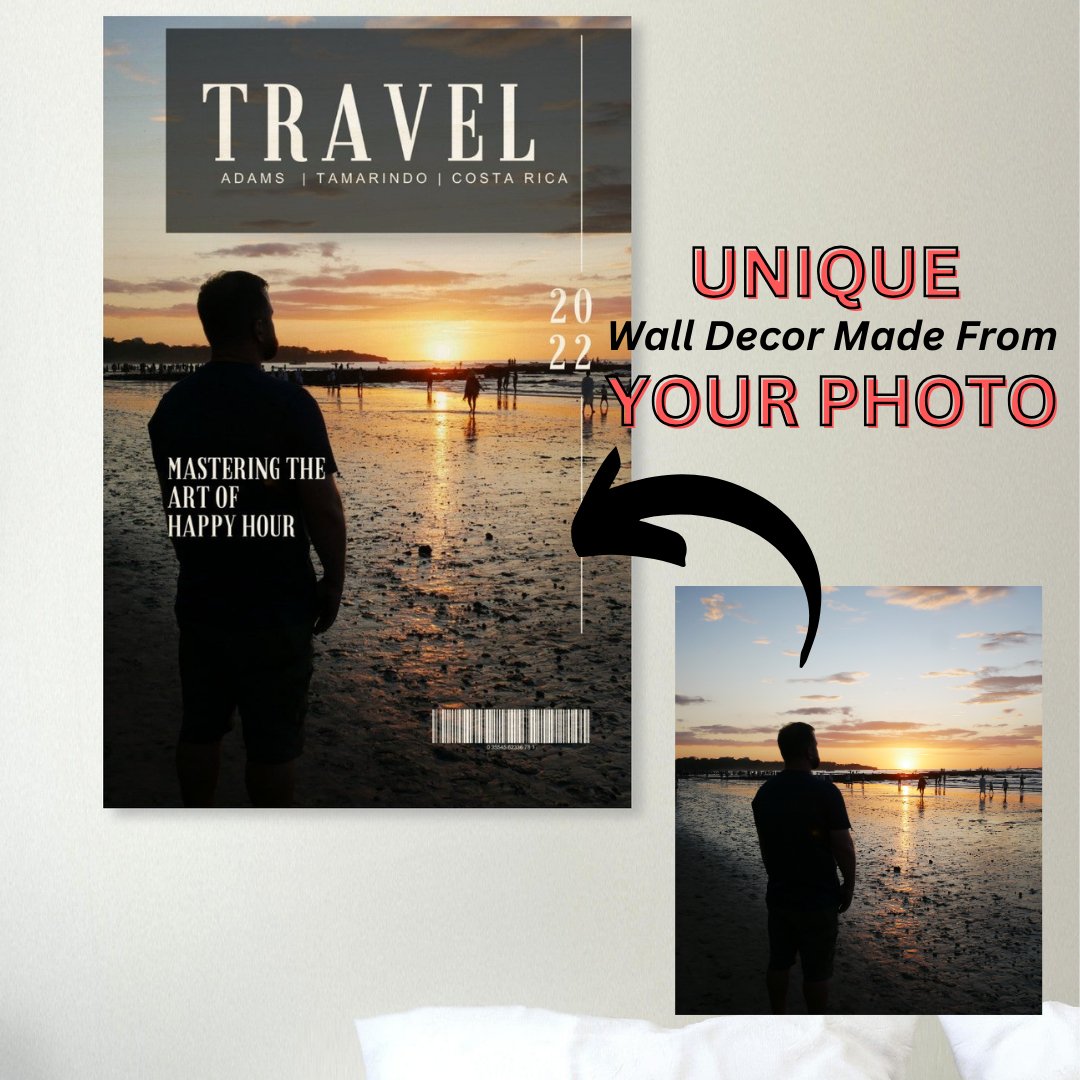 Magazine Cover Wood Print - Out of Office Outfitters - Print Material