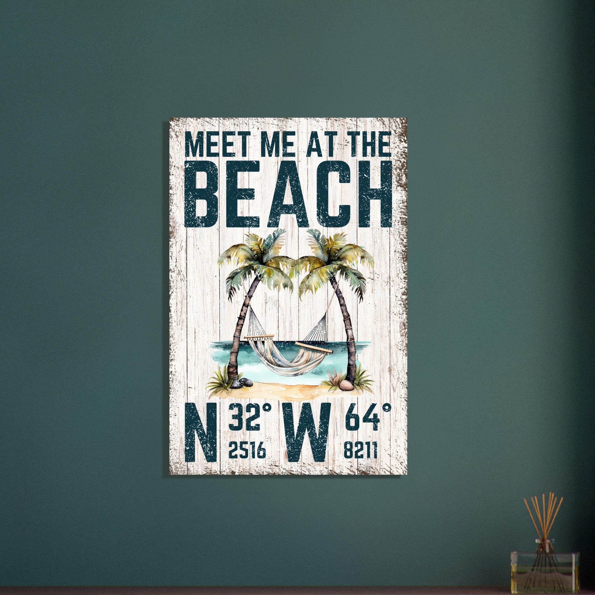 Meet Me at the Beach Poster - Out of Office Outfitters - Print Material