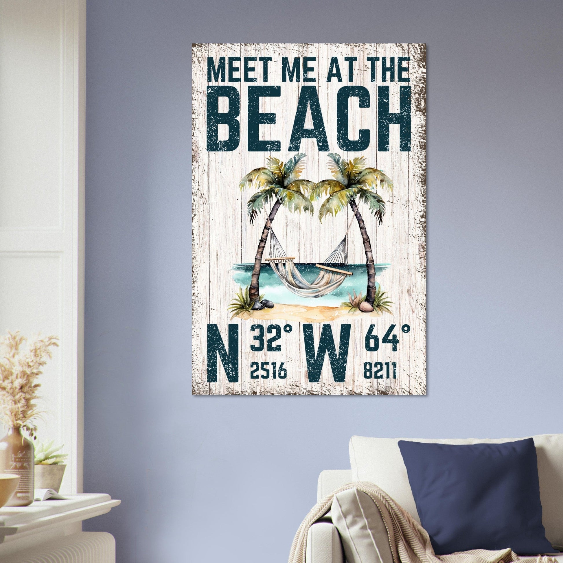 Meet Me at the Beach Poster - Out of Office Outfitters - Print Material