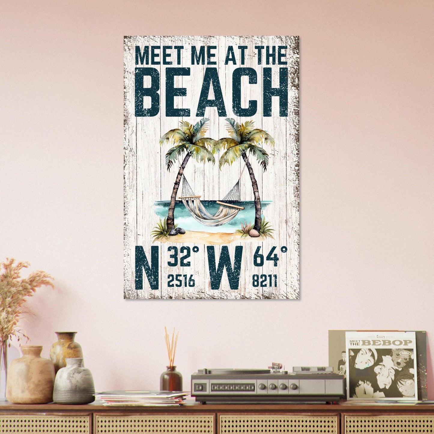 Meet Me at the Beach Poster - Out of Office Outfitters - Print Material