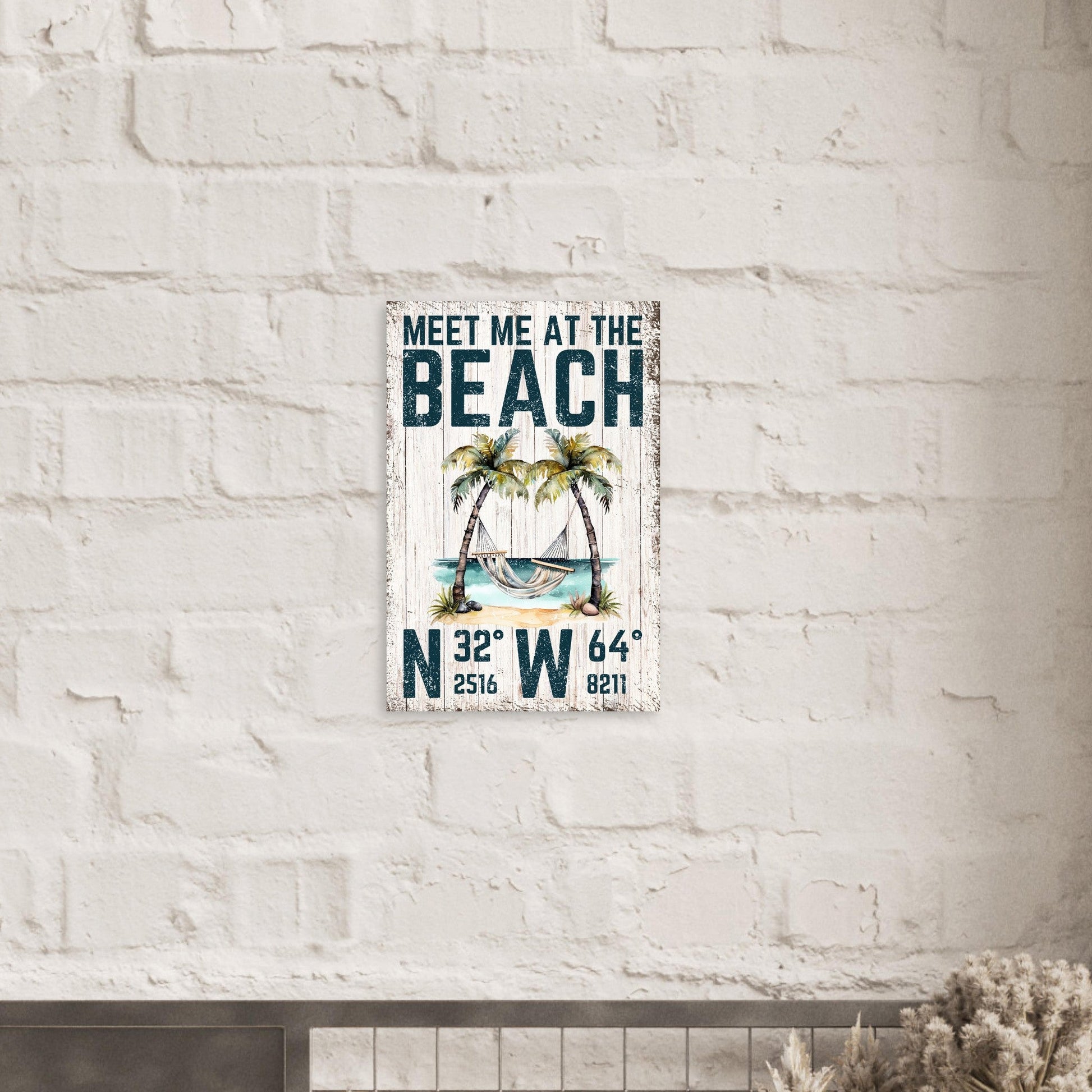 Meet Me at the Beach Poster - Out of Office Outfitters - Print Material