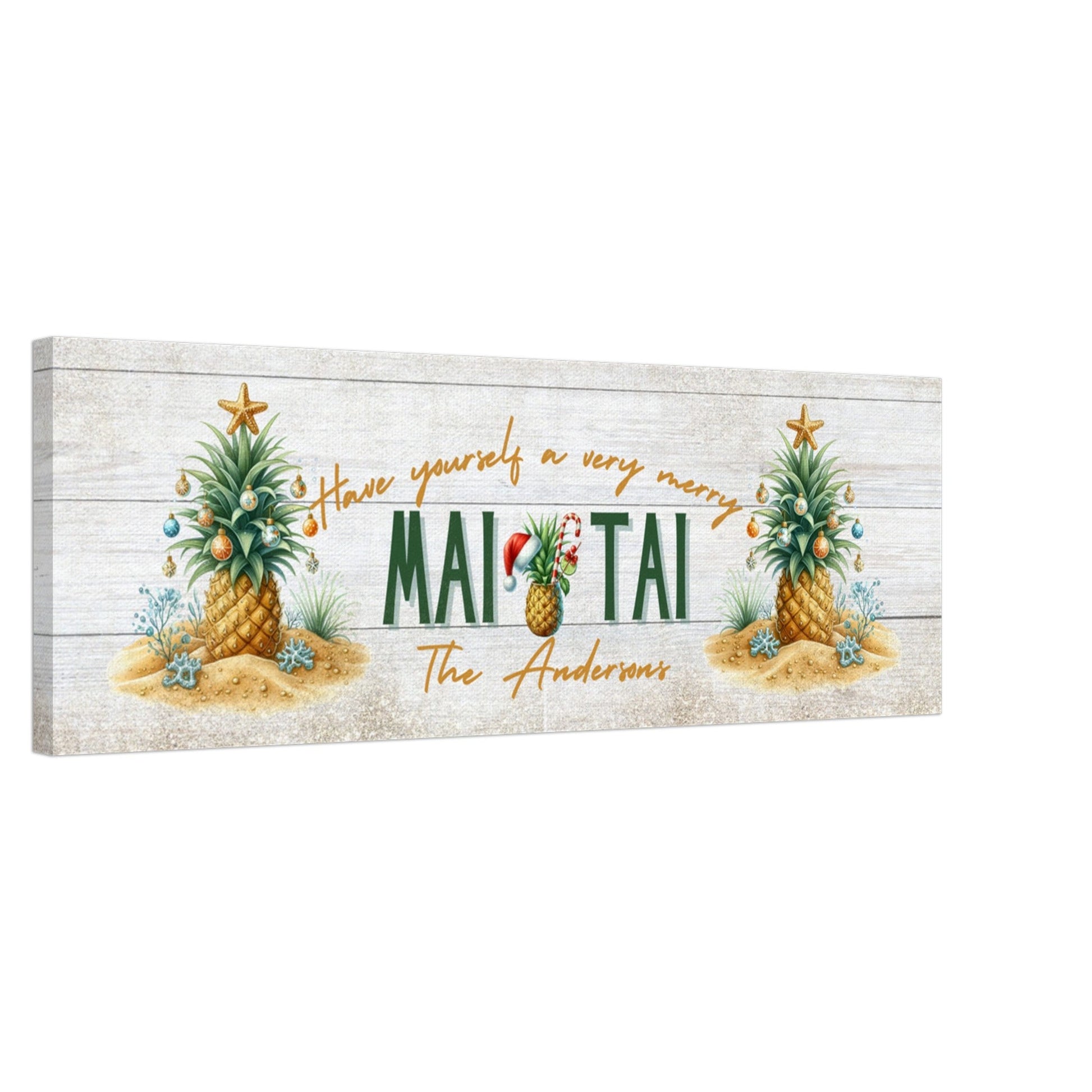 Merry Mai Tai Canvas - Out of Office Outfitters - Print Material