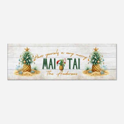 Merry Mai Tai Canvas - Out of Office Outfitters - Print Material