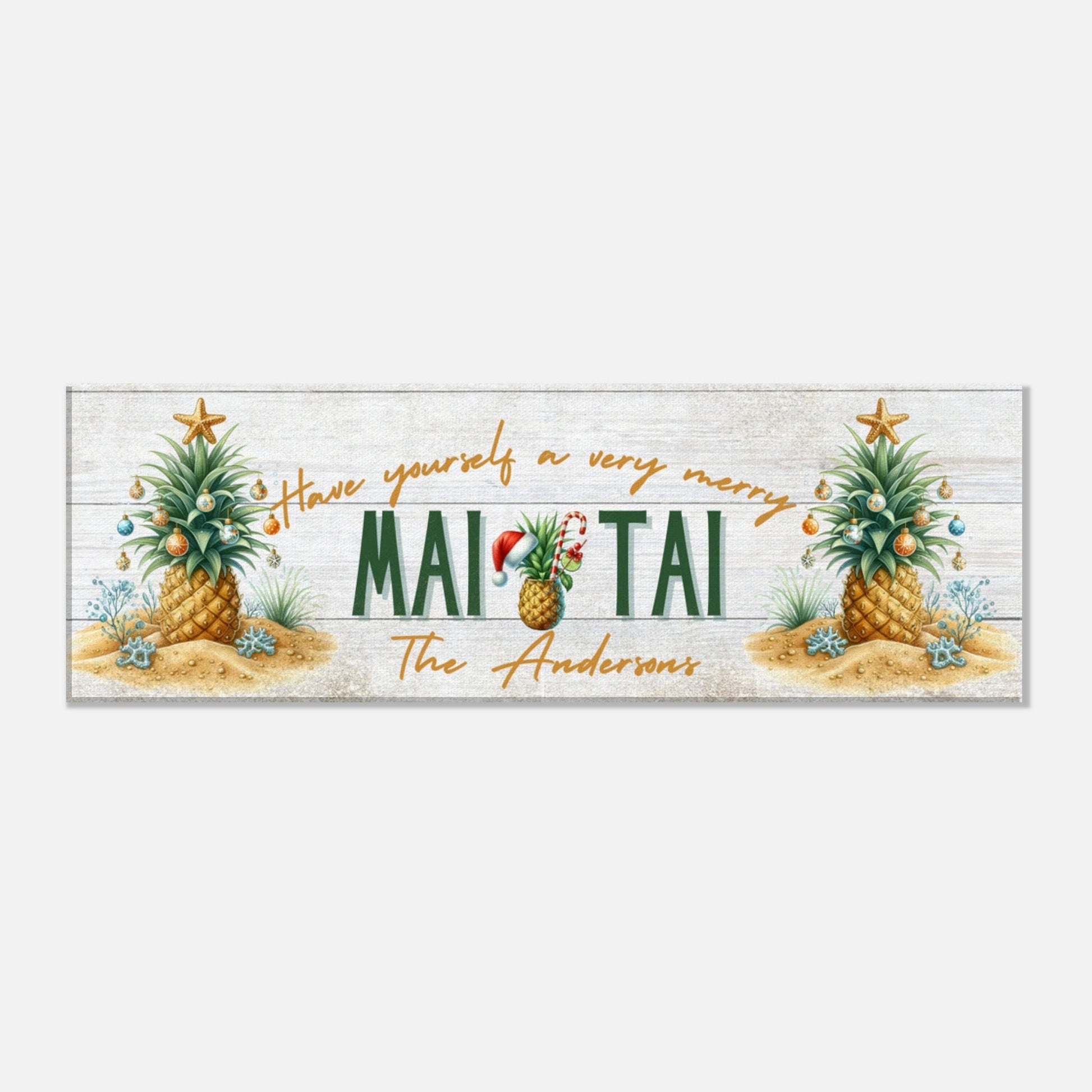 Merry Mai Tai Canvas - Out of Office Outfitters - Print Material