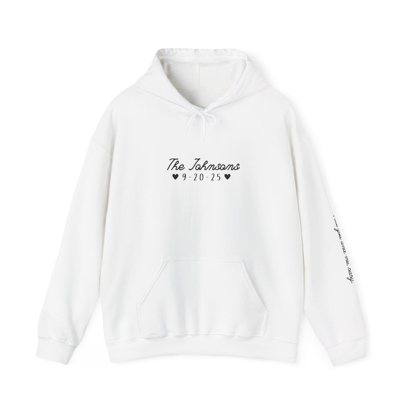 Mixed Tape Personalized Wedding Hoodie - Out of Office Outfitters - Hoodie