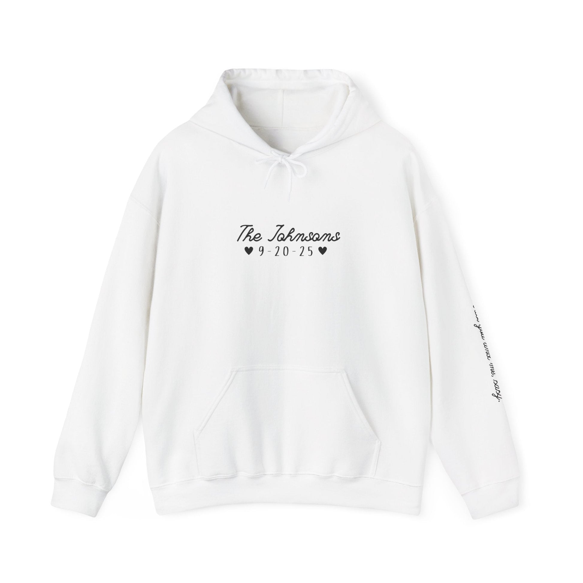 Mixed Tape Personalized Wedding Hoodie - Out of Office Outfitters - Hoodie