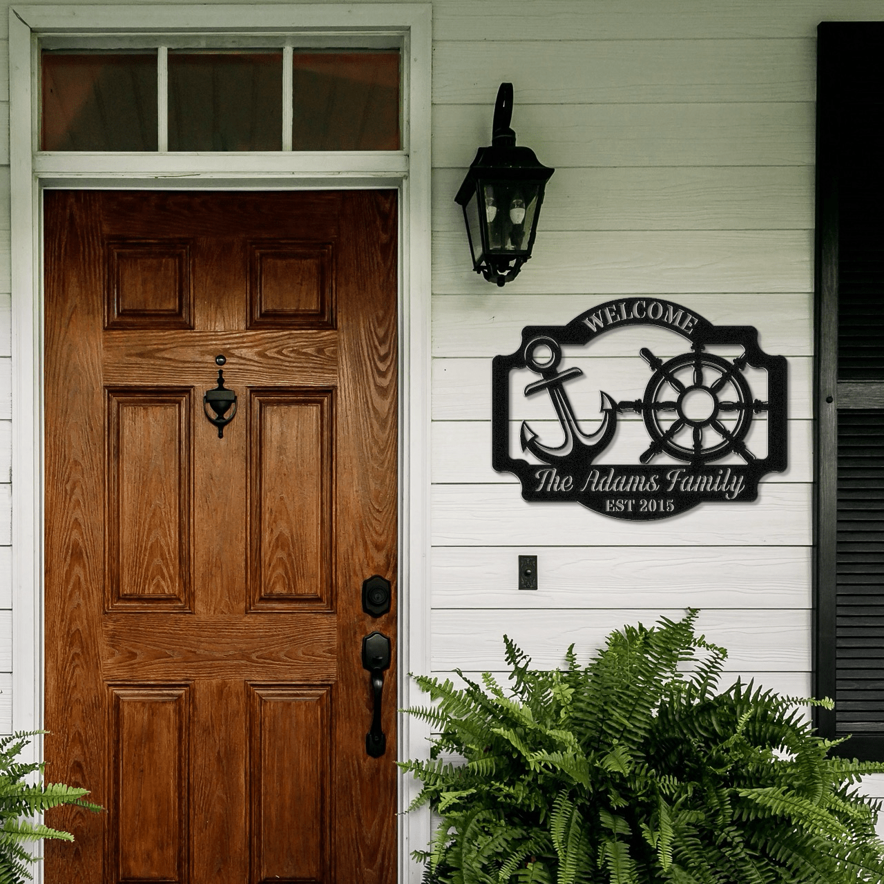 Nautical Welcome Sign - Out of Office Outfitters - Die - Cut Sign