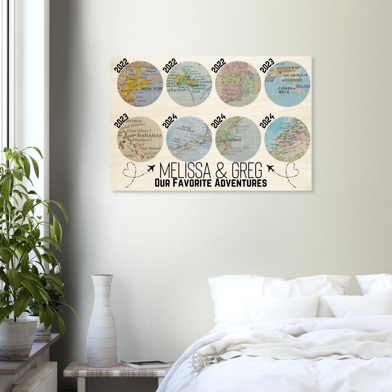 Our Favorite Adventures Wood Print - Out of Office Outfitters - Home Decor