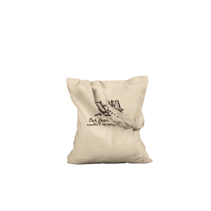 Our Friends Wouldn't Recognize Us Here Crew Only Tote - Out of Office Outfitters - Print Material