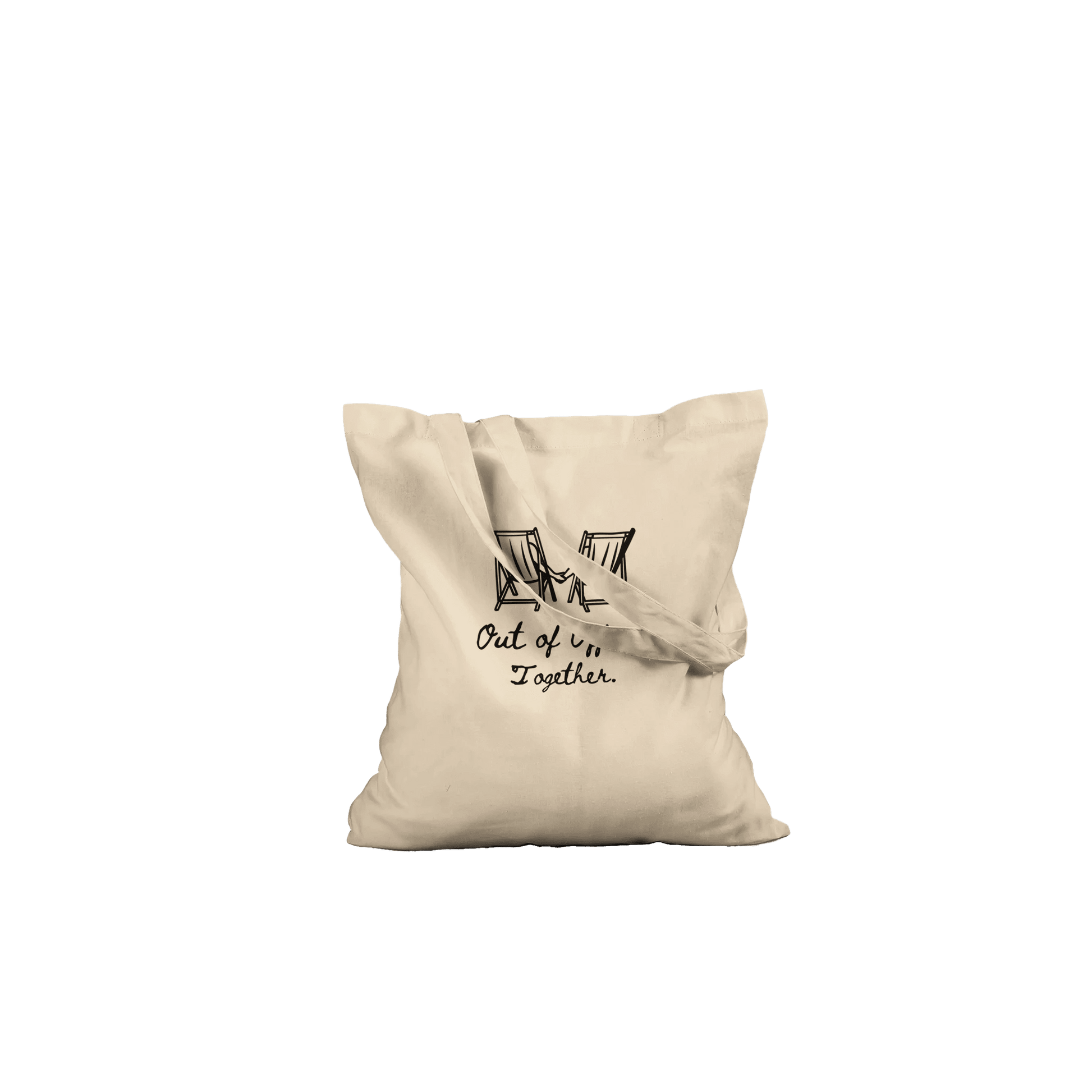 Out of Office Together Crew Only Tote - Out of Office Outfitters - Print Material