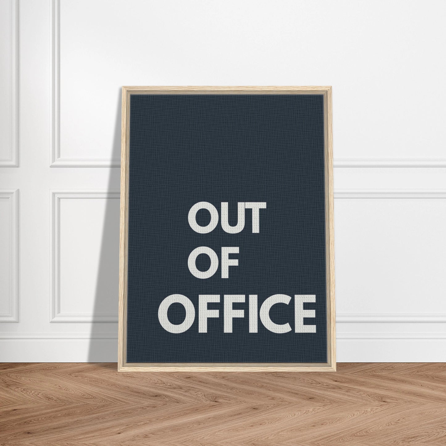 Out of Office Typography Canvas - Out of Office Outfitters - Print Material