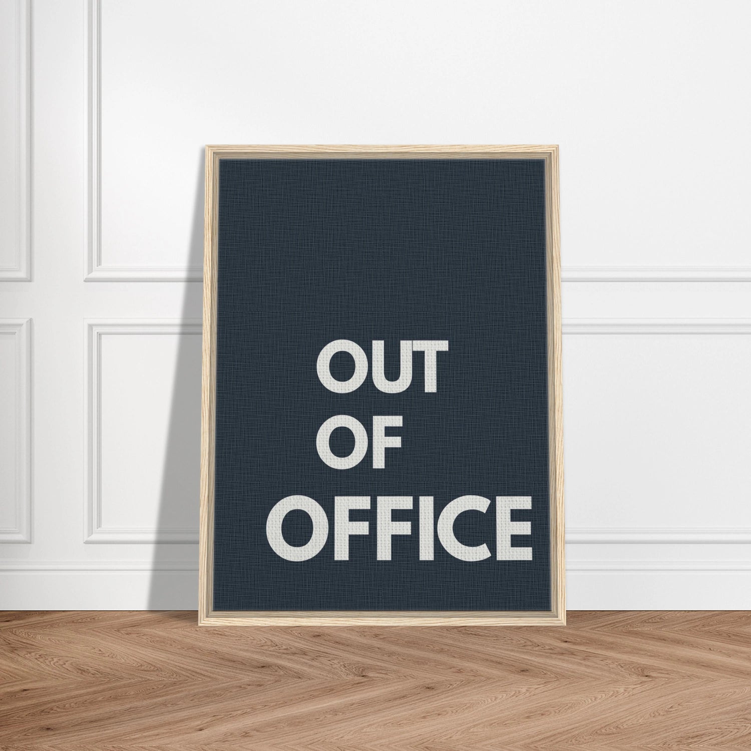 Out of Office Typography Canvas - Out of Office Outfitters - Print Material