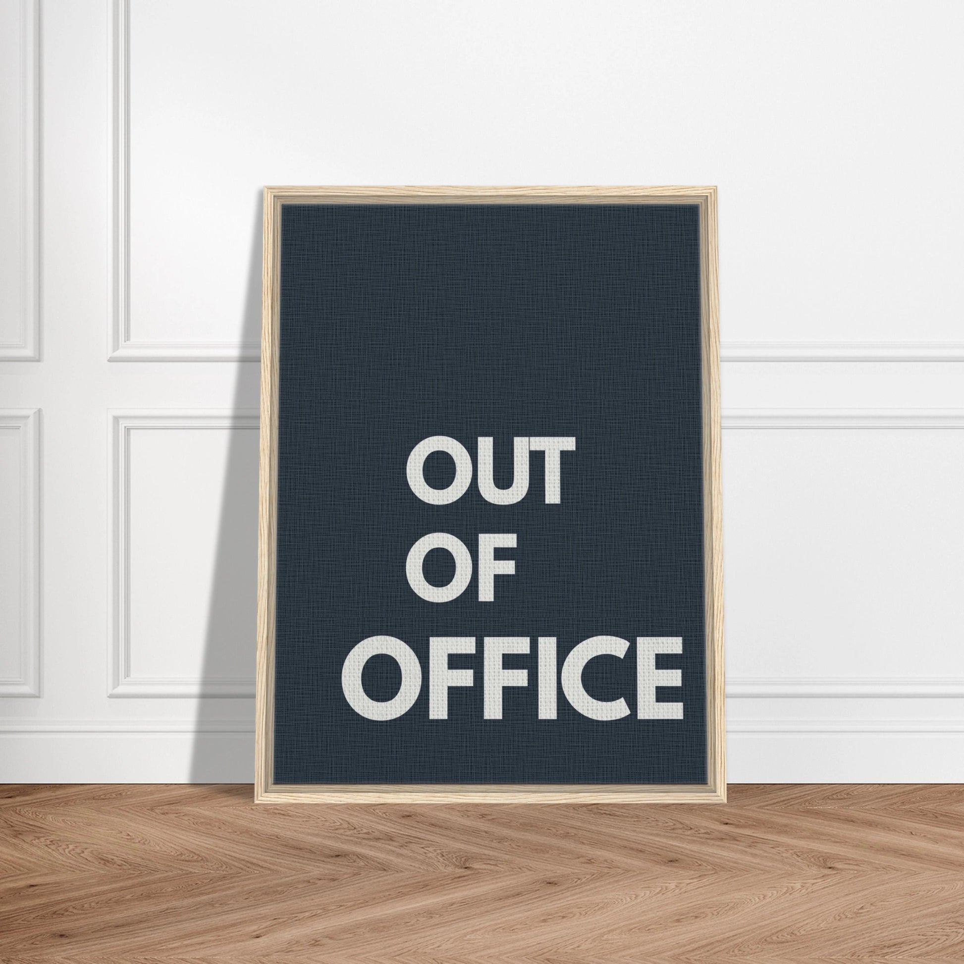 Out of Office Typography Canvas - Out of Office Outfitters - Print Material