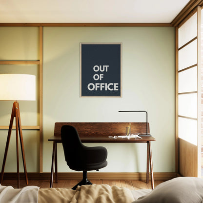 Out of Office Typography Canvas - Out of Office Outfitters - Print Material